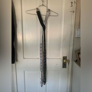 Black and white Jagermeister suspenders